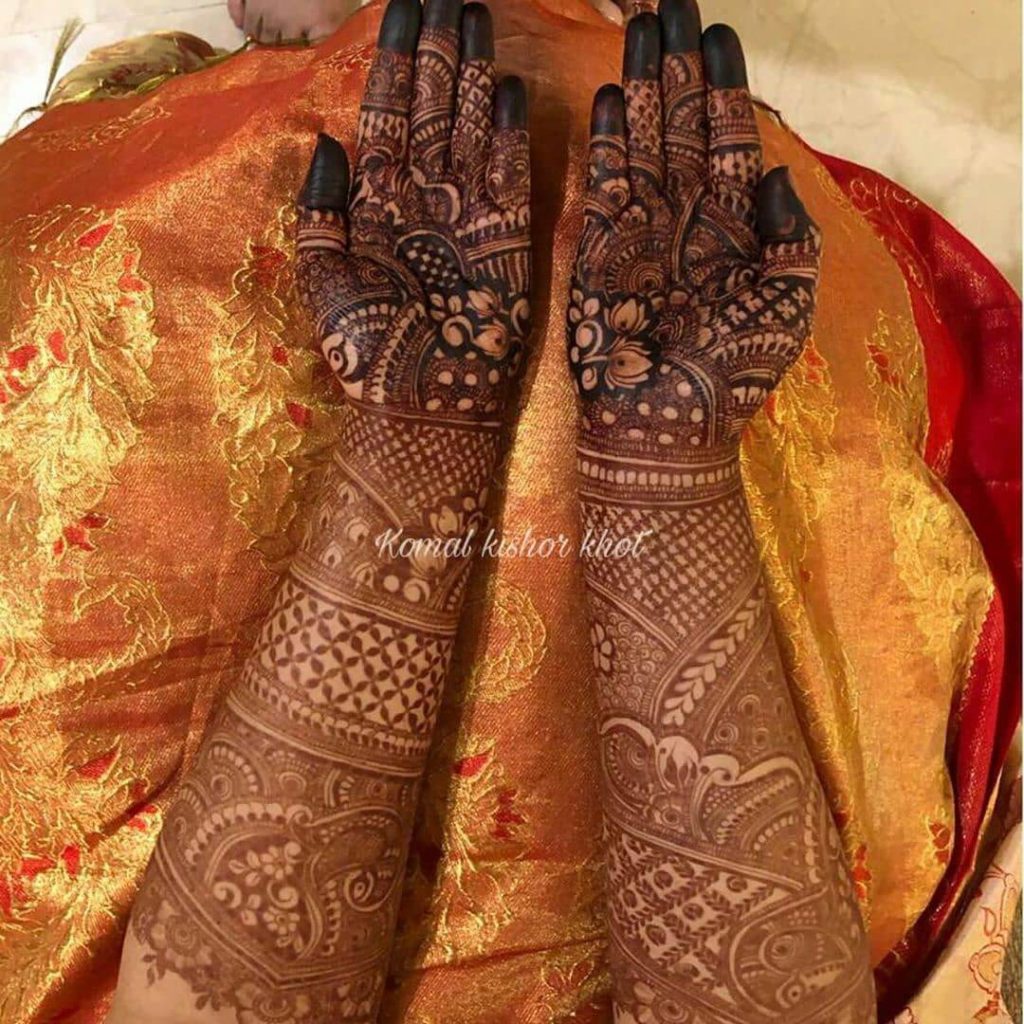 bridal mehndi designs image