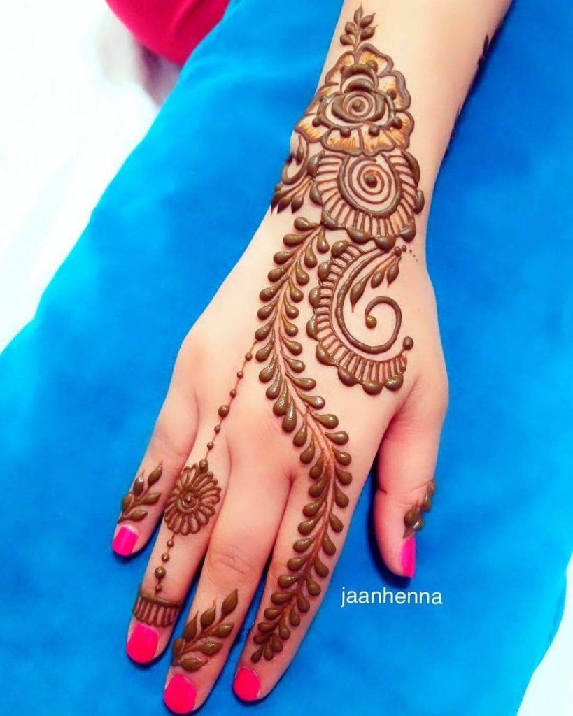 Design Mehndi Hand Photo