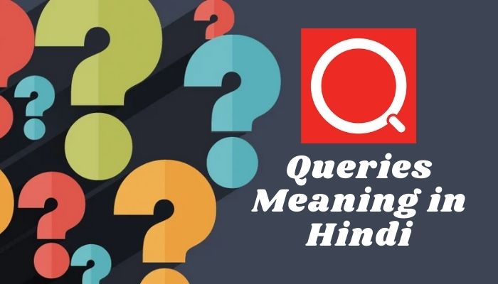 Queries Meaning in Hindi Query Meaning in Hindi