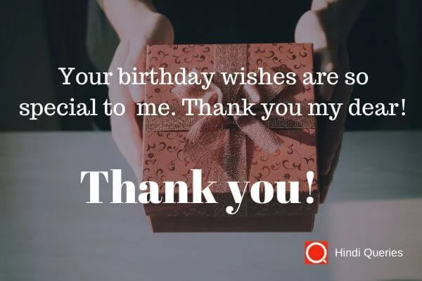 belated thanks for birthday wishes Hindi Queries
