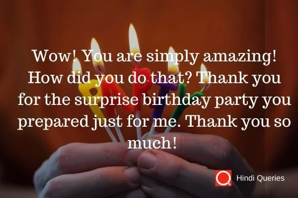 big thanks for birthday wishes Hindi Queries