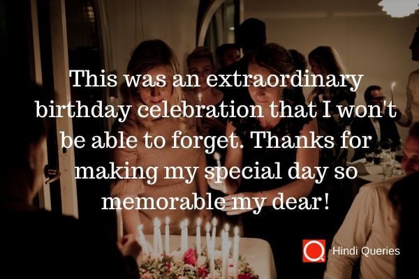 happy birthday wishes thanks Hindi Queries