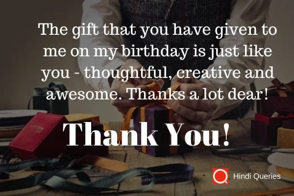 thanks msg for birthday wishes in english Hindi Queries