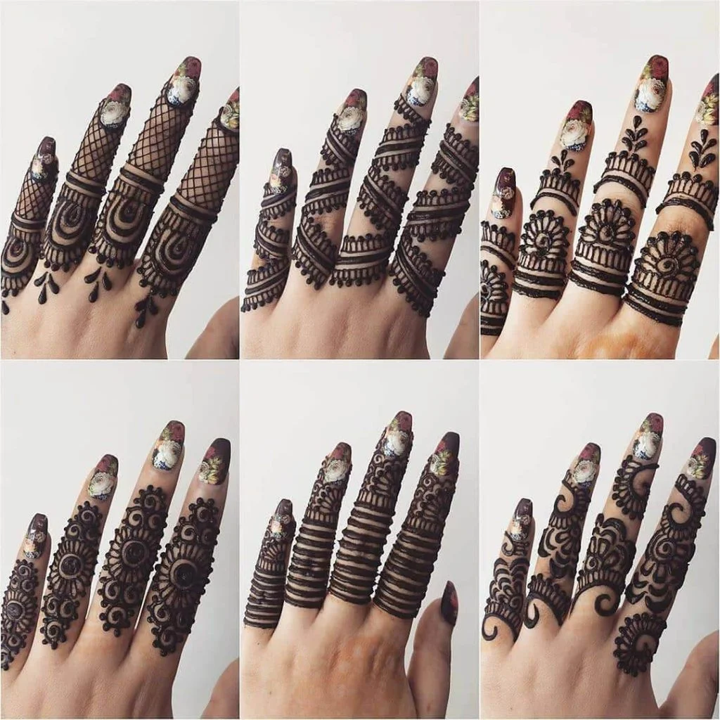 New Finger Mehndi Design