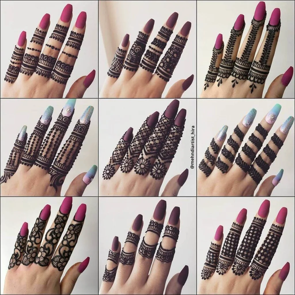 Finger Mehndi Design