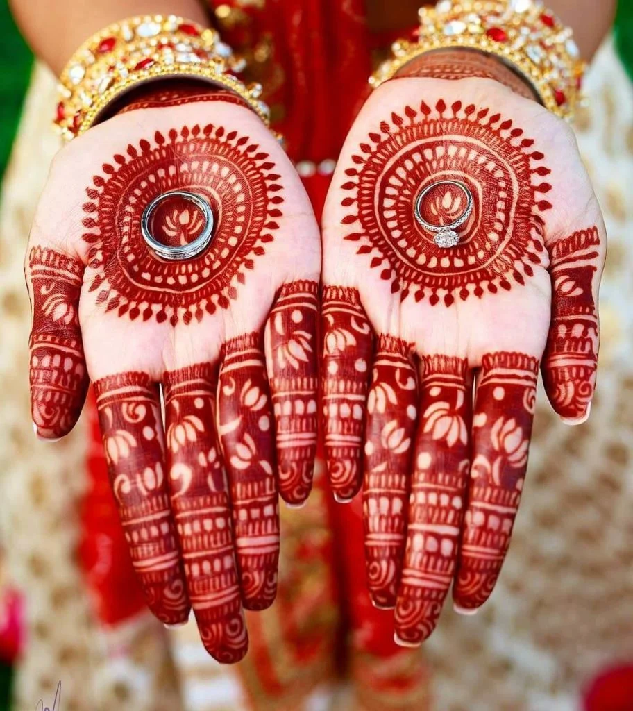 Design for Mehndi on Hand