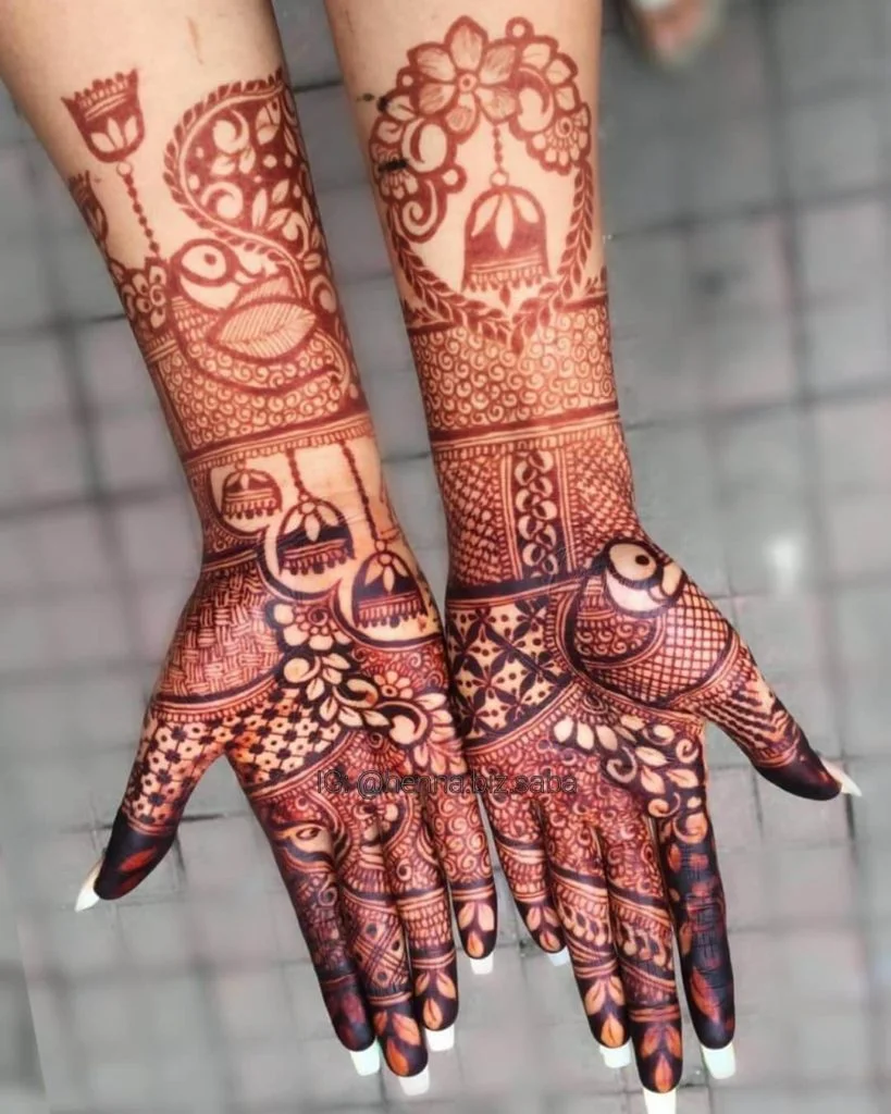 bridal mehndi design marriage
