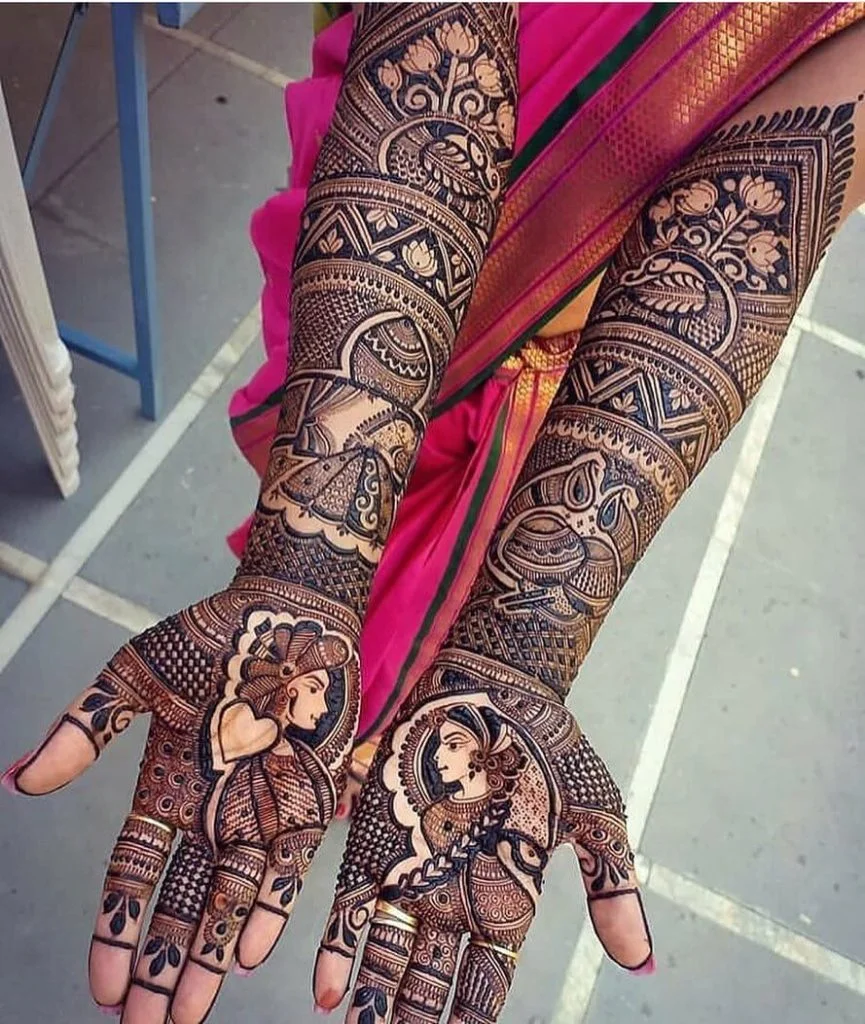 Simple Bridal Design Mehndi