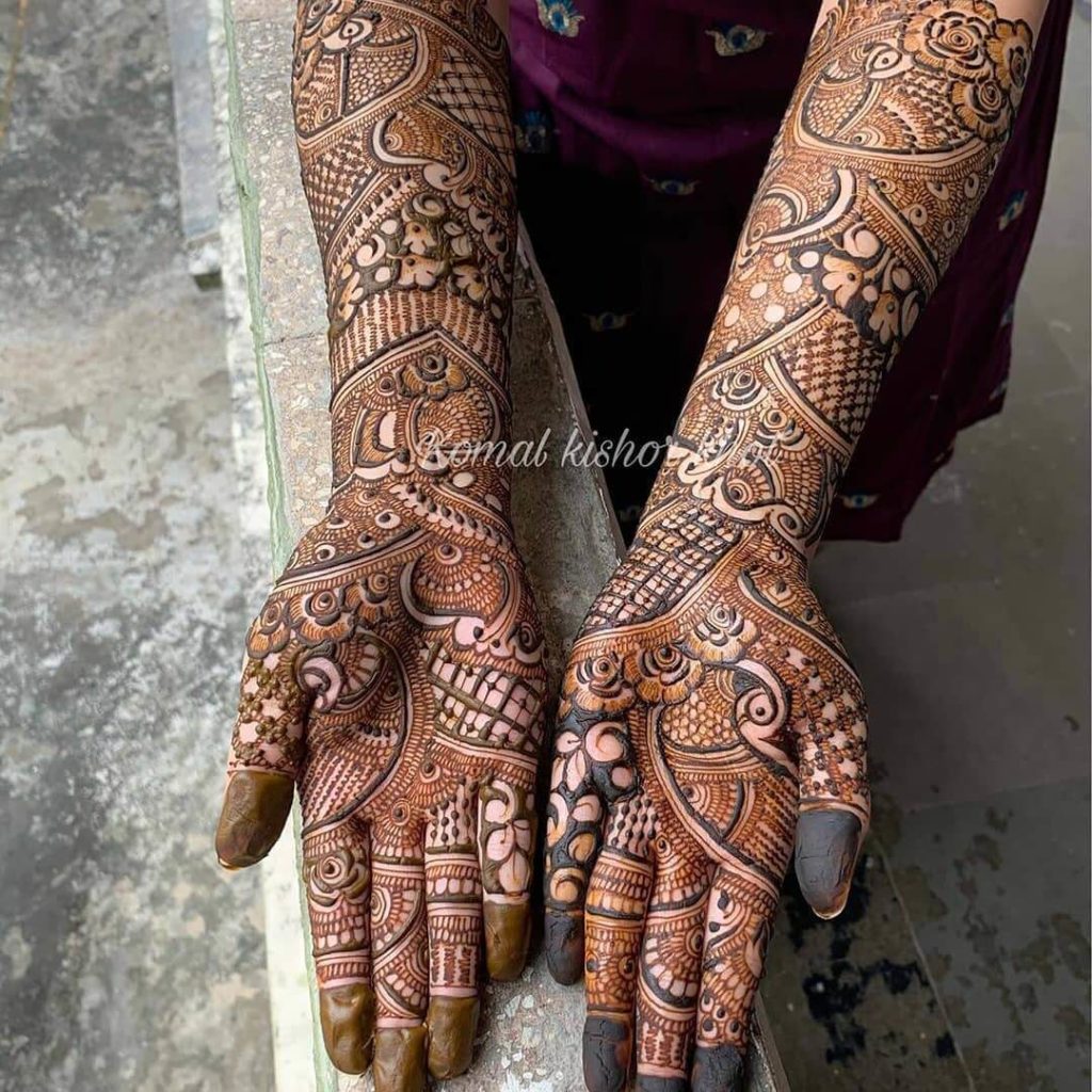 design of bridal mehndi image