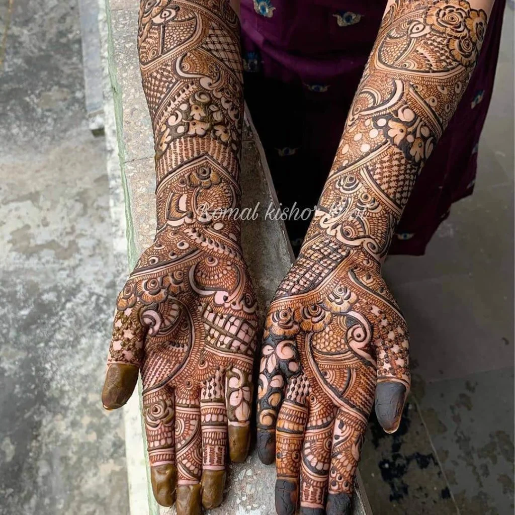 design of bridal mehndi image