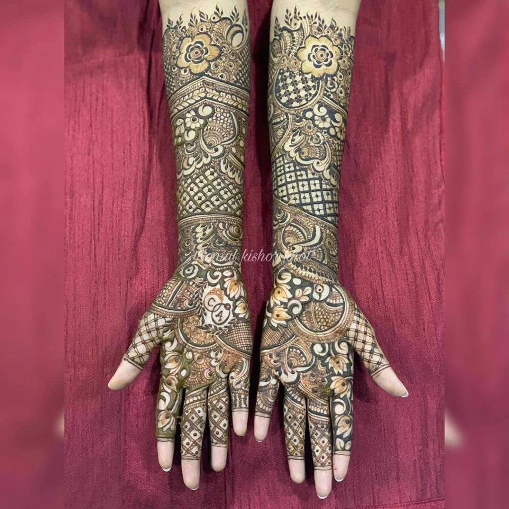 Bridal Simple Mehndi Design