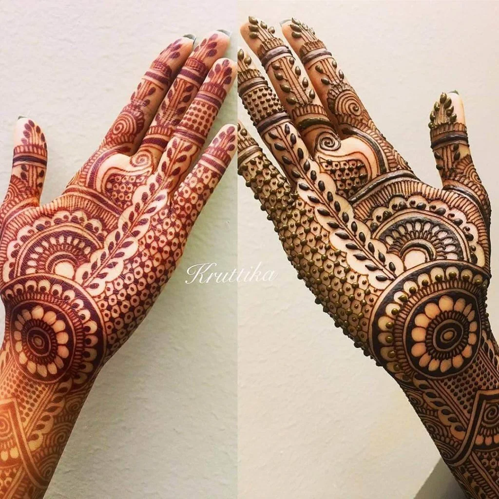 Mehndi Design on Hand