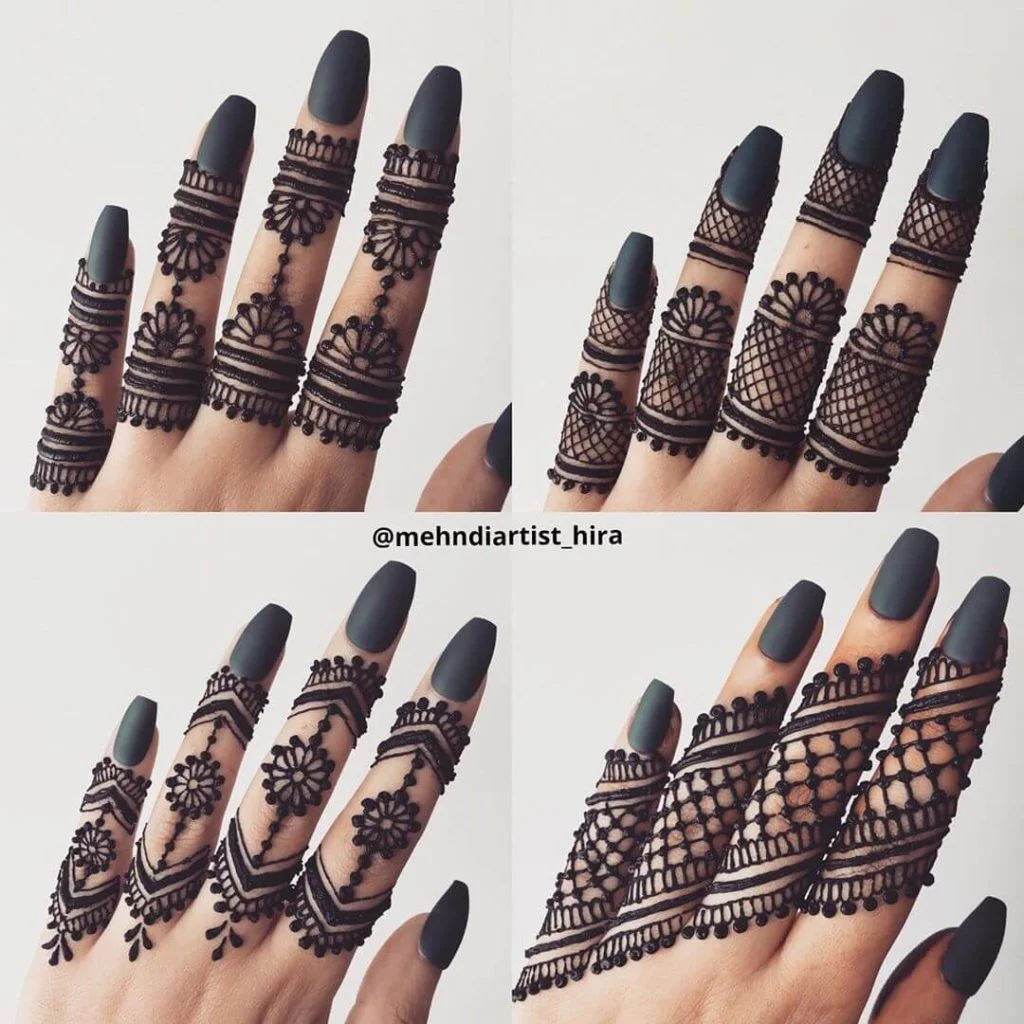 New Finger Mehndi Design