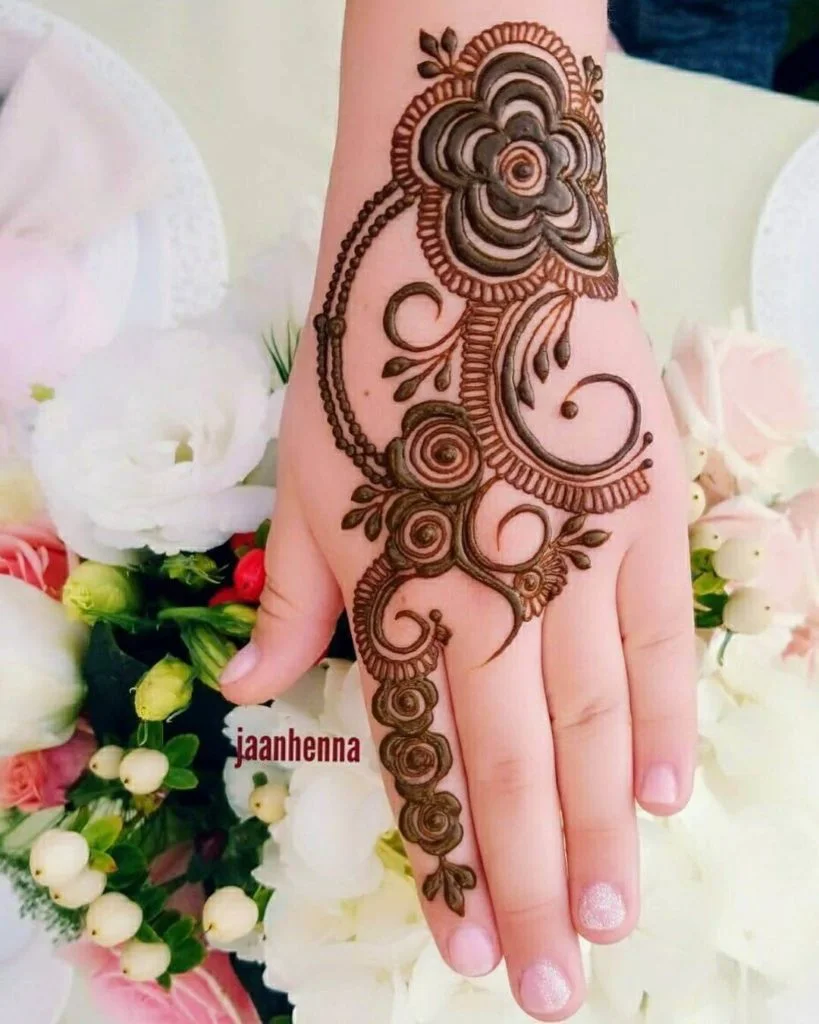 Mehndi Design on Hand Indian