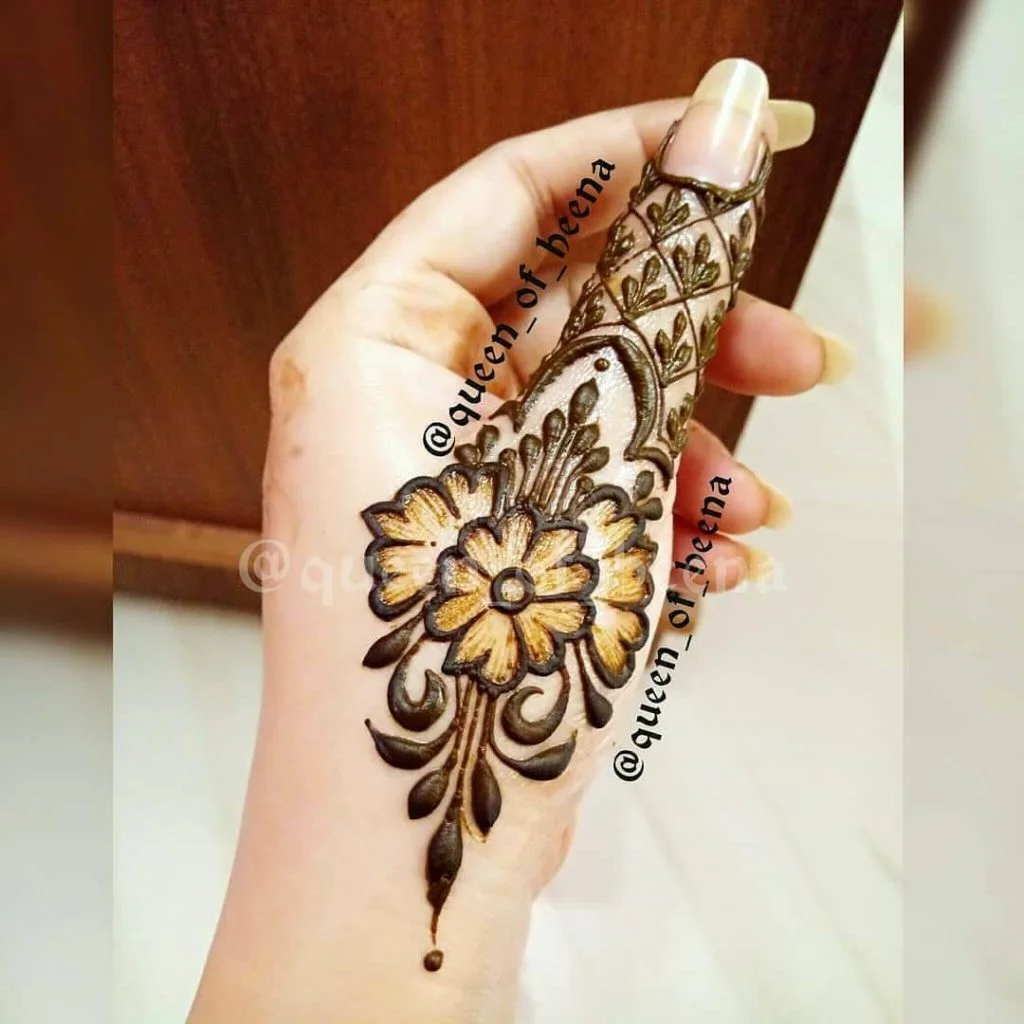 Only Finger Mehndi Design