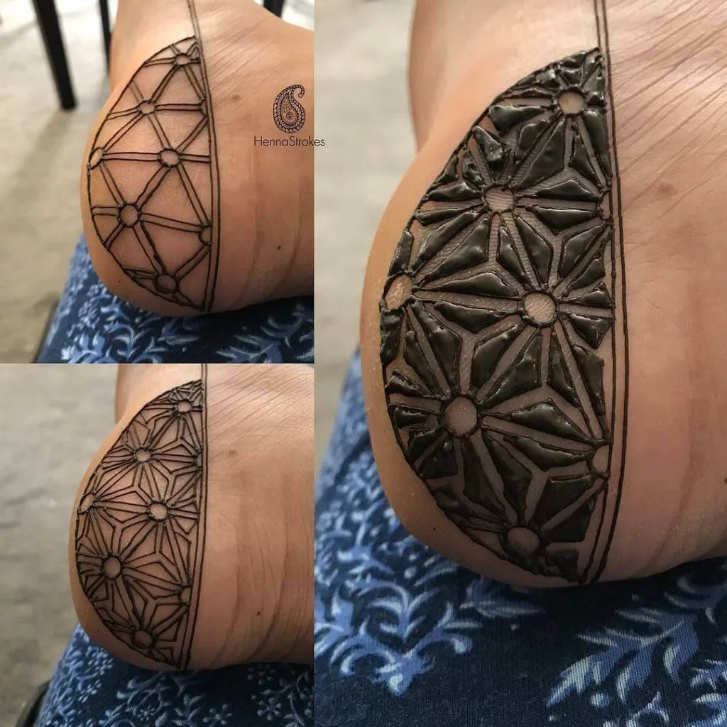 Mehndi Design on Foot