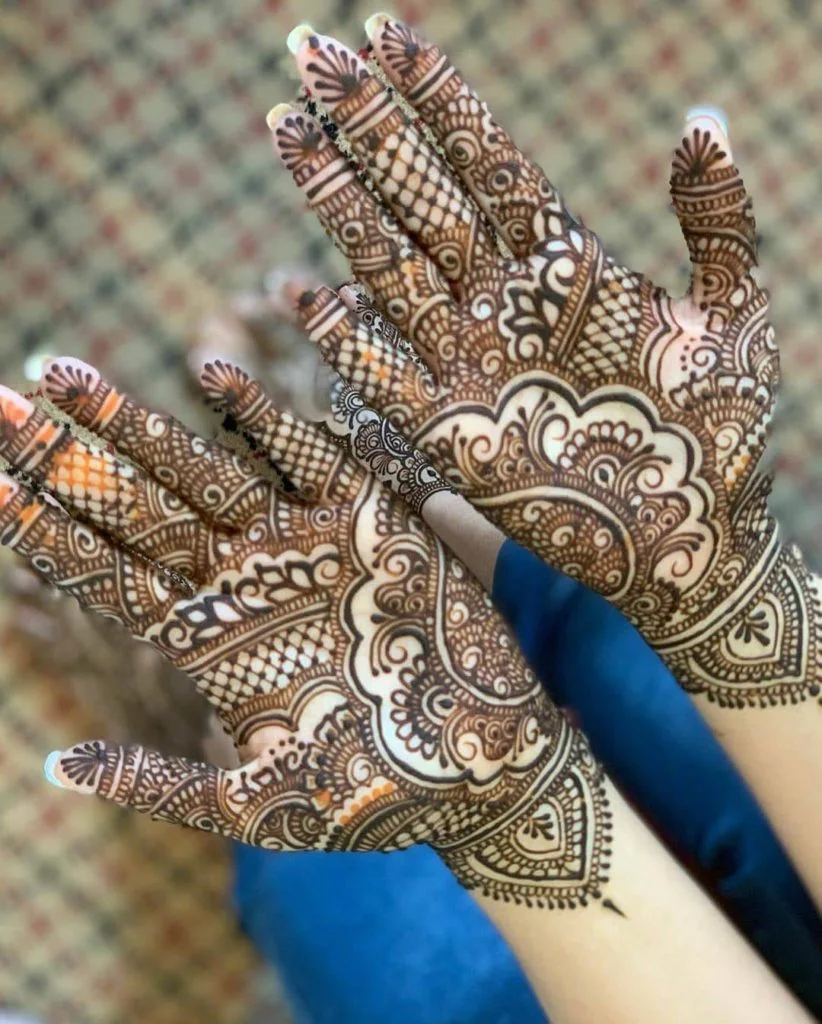 Mehndi Design on Hand