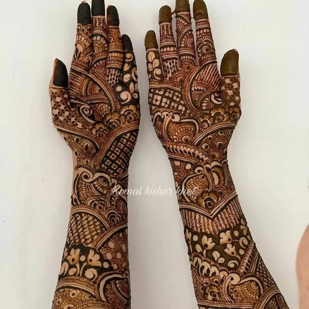 simple bridal mehndi designs