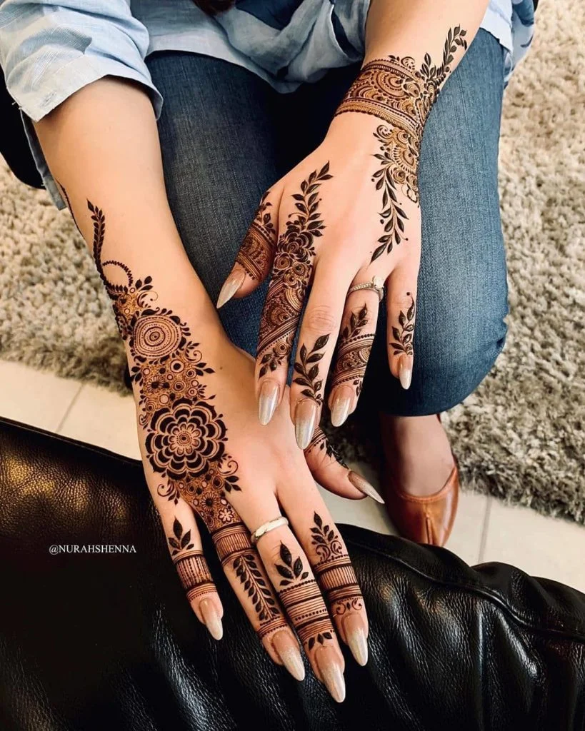Simple Mehndi Designs Images