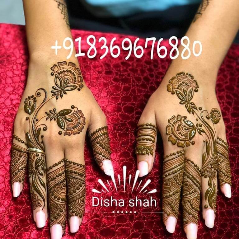 Simple Mehndi Designs Images