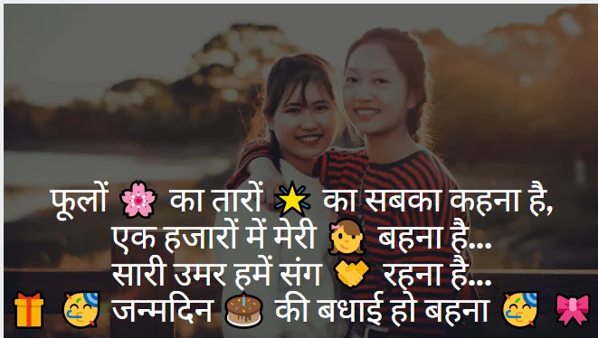 Happy Birthday Shayari in Hind Happy Birthday Shayari for Sister in Hindi