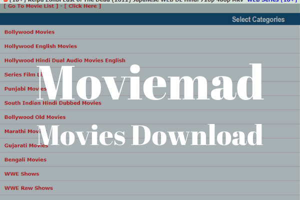 Moviemad HD Movies Download Free