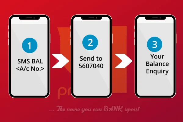 pnb sms balance check number