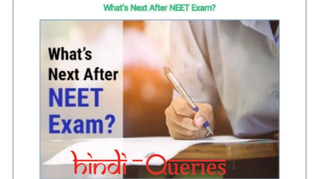 Career Option After NEET