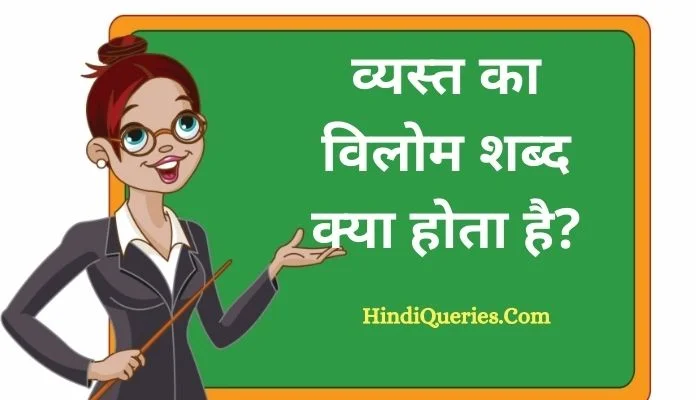 Vyast Ka Vilom Shabd in Hindi