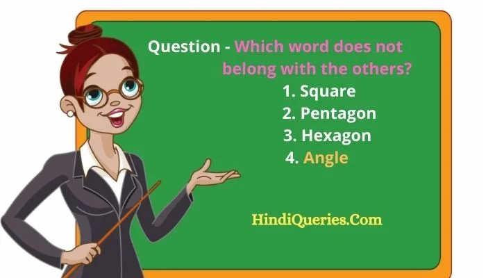 Which word does not belong with the others?