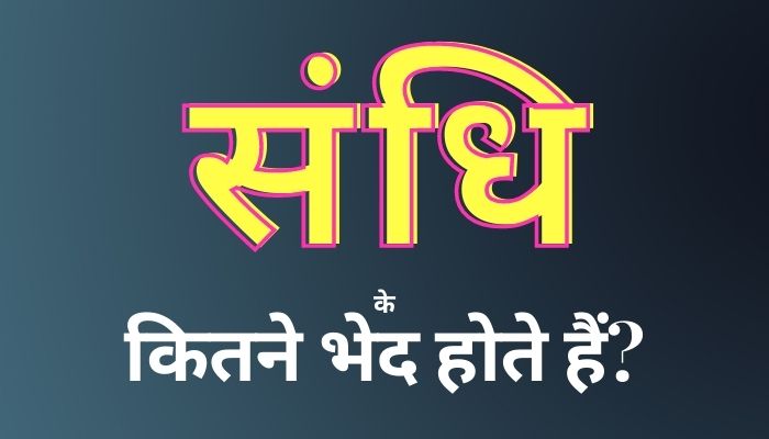 संधि के कितने भेद होते हैं: Sandhi Ke Prakar