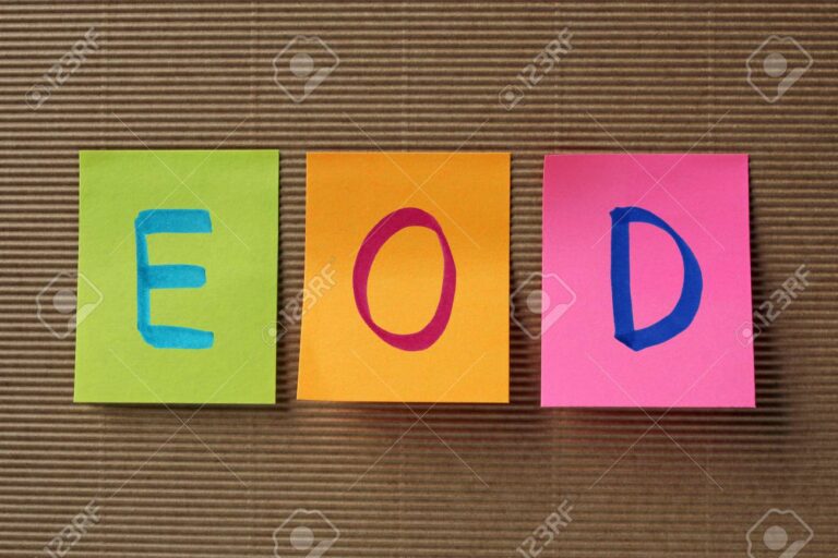 EOD Full Form in Banking