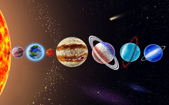 Planets Name in Hindi and English (ग्रहों के नाम हिन्‍दी और अंग्रेजी में)
