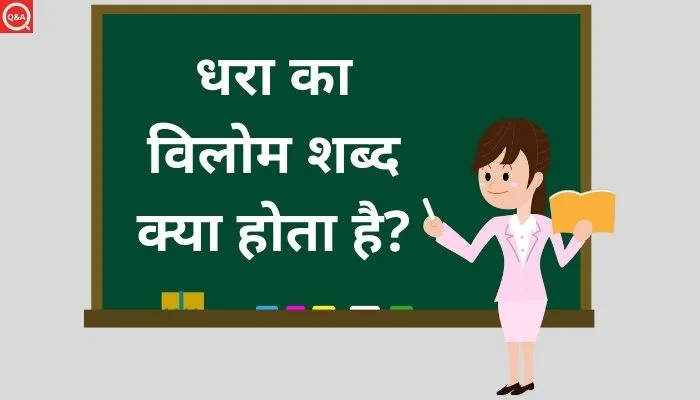 धरा का विलोम शब्द क्या होता है?