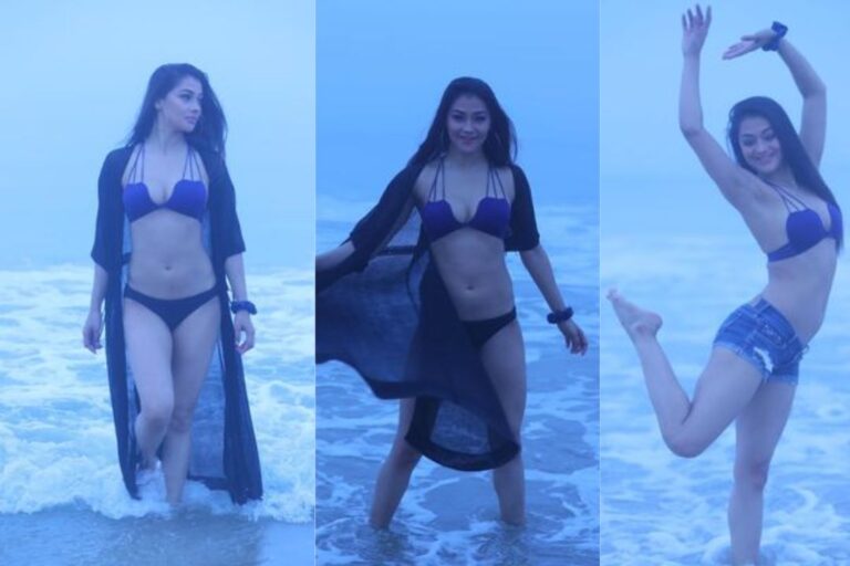 भोजपुरी एक्ट्रेस नम्रता मल्ला ने समंदर किनारे बिकिनी में दिखाई अदाएं, देखे तस्वीरे