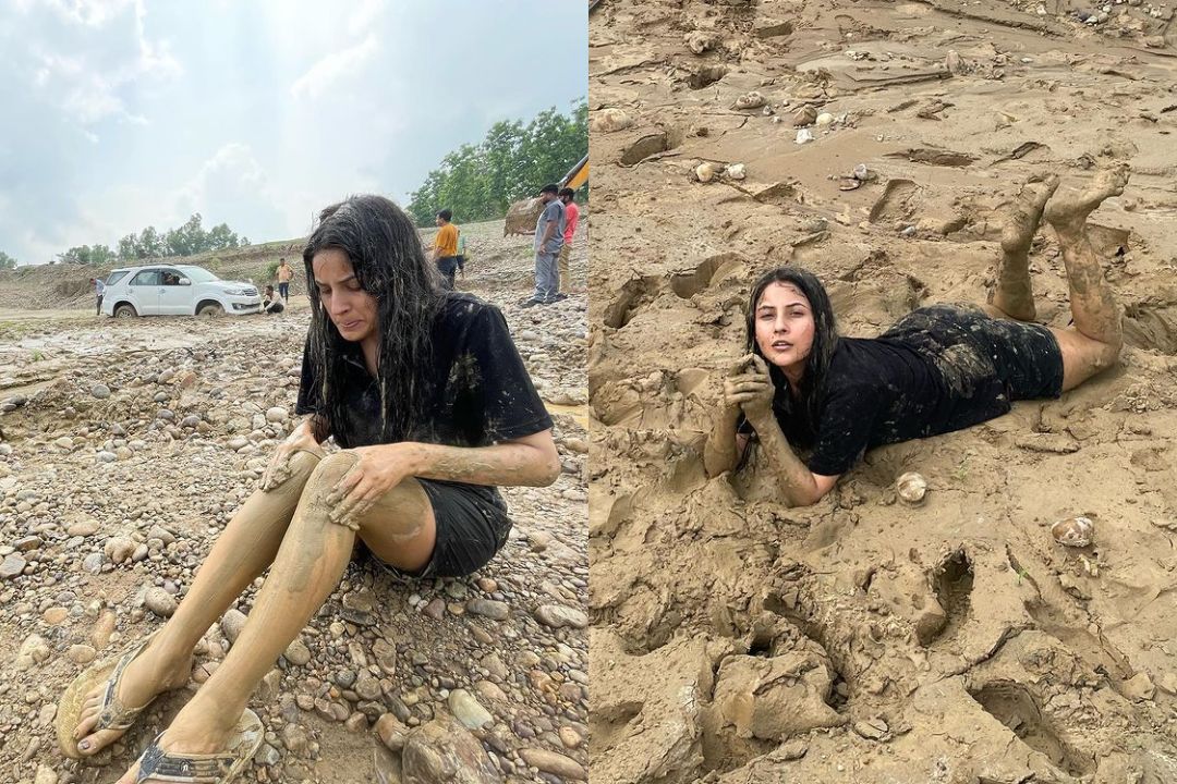 मिट्टी में लोट-पोट हुई शहनाज गिल, फैंस बोले - फैंस बोले- 'छोटी बच्ची हो क्या''