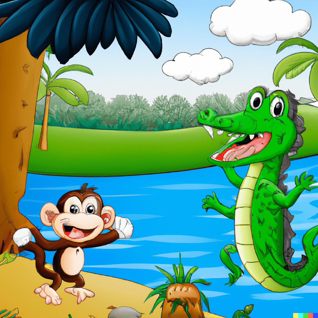 Crocodile And Monkey Story In Hindi