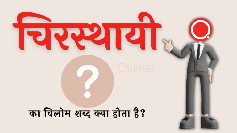 चिरस्थायी का विलोम शब्द क्या होता है? | Chirsthayi Ka Vilom Shabd in Hindi