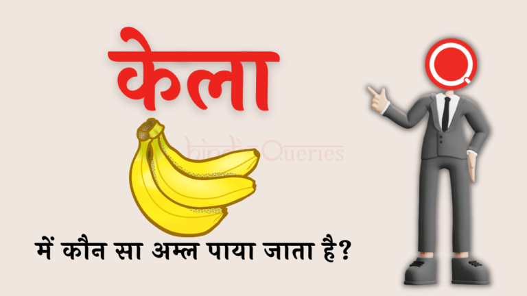 केला में कौन सा अम्ल पाया जाता है? | Kela Mein Kaun Sa Amal Paya Jata Hai