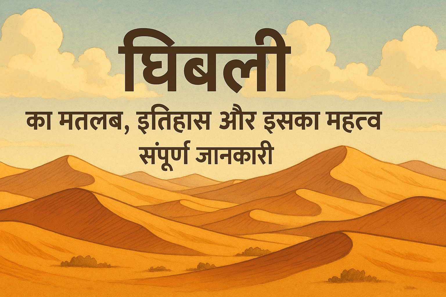 Ghibli घिबली का मतलब, इतिहास और इसका महत्व संपूर्ण जानकारी