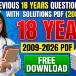 NEET Previous 18 Years Question Papers with Solutions PDF